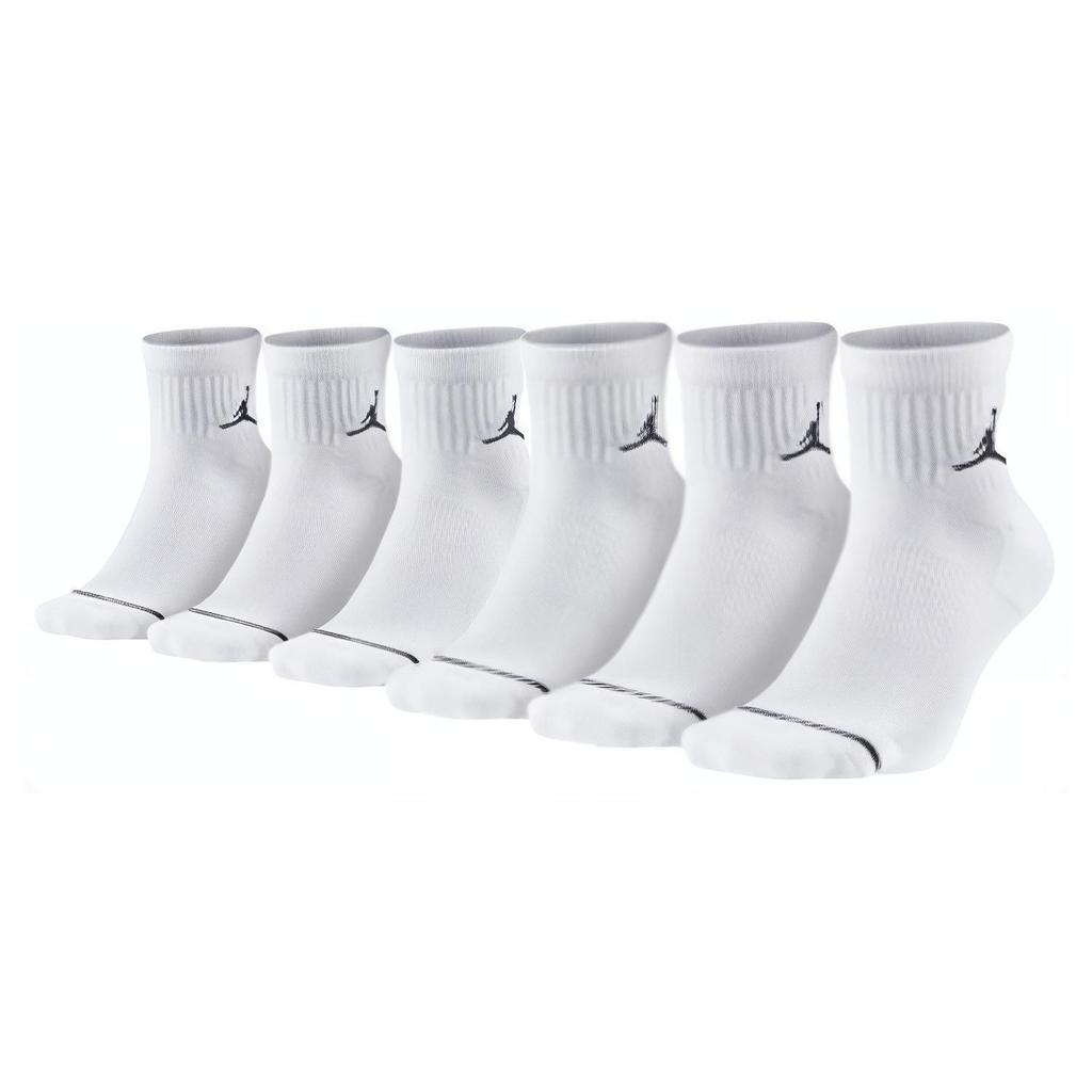 Jordan Jumpman Basketball Socks All Unisex Combo Set White Couple's SX5544-100