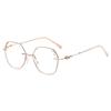 Metal Framed Anti Blue Light Reading Glasses Anti Radiation New Frameless Diamond Trimmed Presbyopia Glasses +1.0 TO +4.0