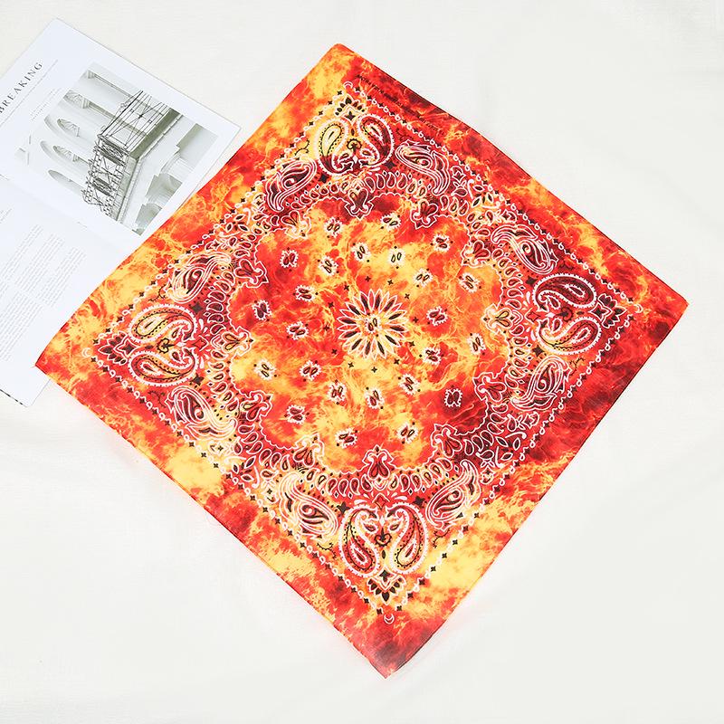 New Tie-dye Paisley Cotton Headband & Scarf: Sporty Outdoor Cycling & Hip Hop Accessory