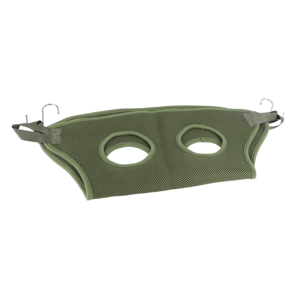 Pet Grooming Hammock Harness Dog Grooming Hammock for Dogs Cats Nail Clipping Trimming Green M