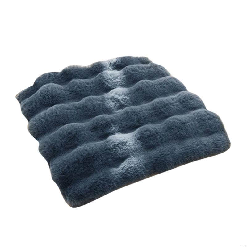 

Square Plushes Rabbit Seats Pad with NonSlip Chair Cushions for Softness Sitting X3UC 40cm