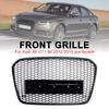 RS6 Style Honeycomb Front Bumper Grille Grill Fit A6 C7 S6 2012-2015