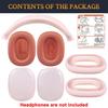SOULWIT Replacement Repair Kit for AirPods Includes Mesh Fabric Ear Headband TPU Protective and Silicone Ear Pad Cover Protection Accessory and Soft