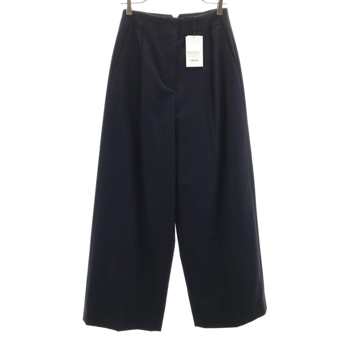 

unused ebure made in Japan high waist Wide pants 38 Navy Women Used