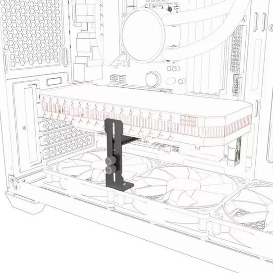 Graphics Card Holder GPU Bracket Durable Structure Adjustable Height Universal GPU Video Card Bracket PC Case Accessory