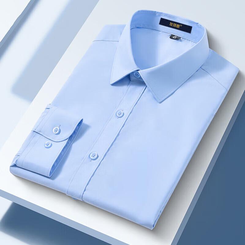 Men's Long Sleeve Non-Iron Business Casual Shirt