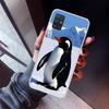 Penguins Love At The North Pole Phone Case For Samsung Galaxy A12 A52S A42 A32 A22 A51 A50 Note 20 Ultra 10 S10 Plus A71 A70 A31