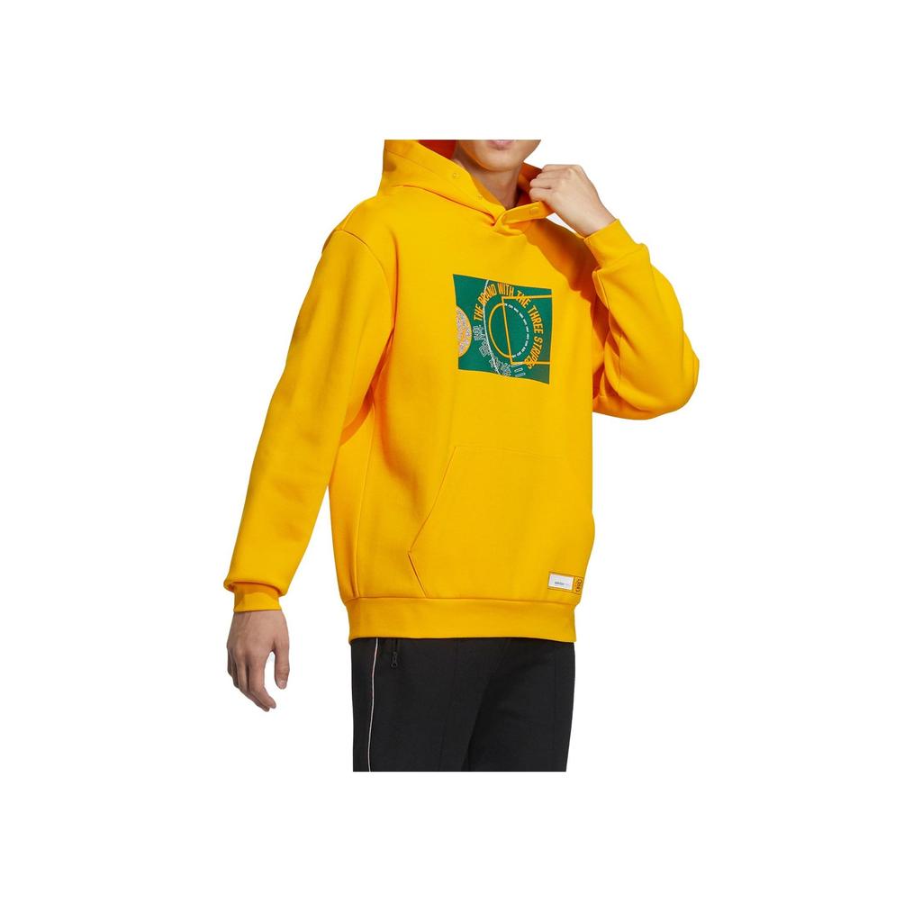 Adidas Neo Sports Casual Training Hoodie Men Hoodies Yellow GP4803