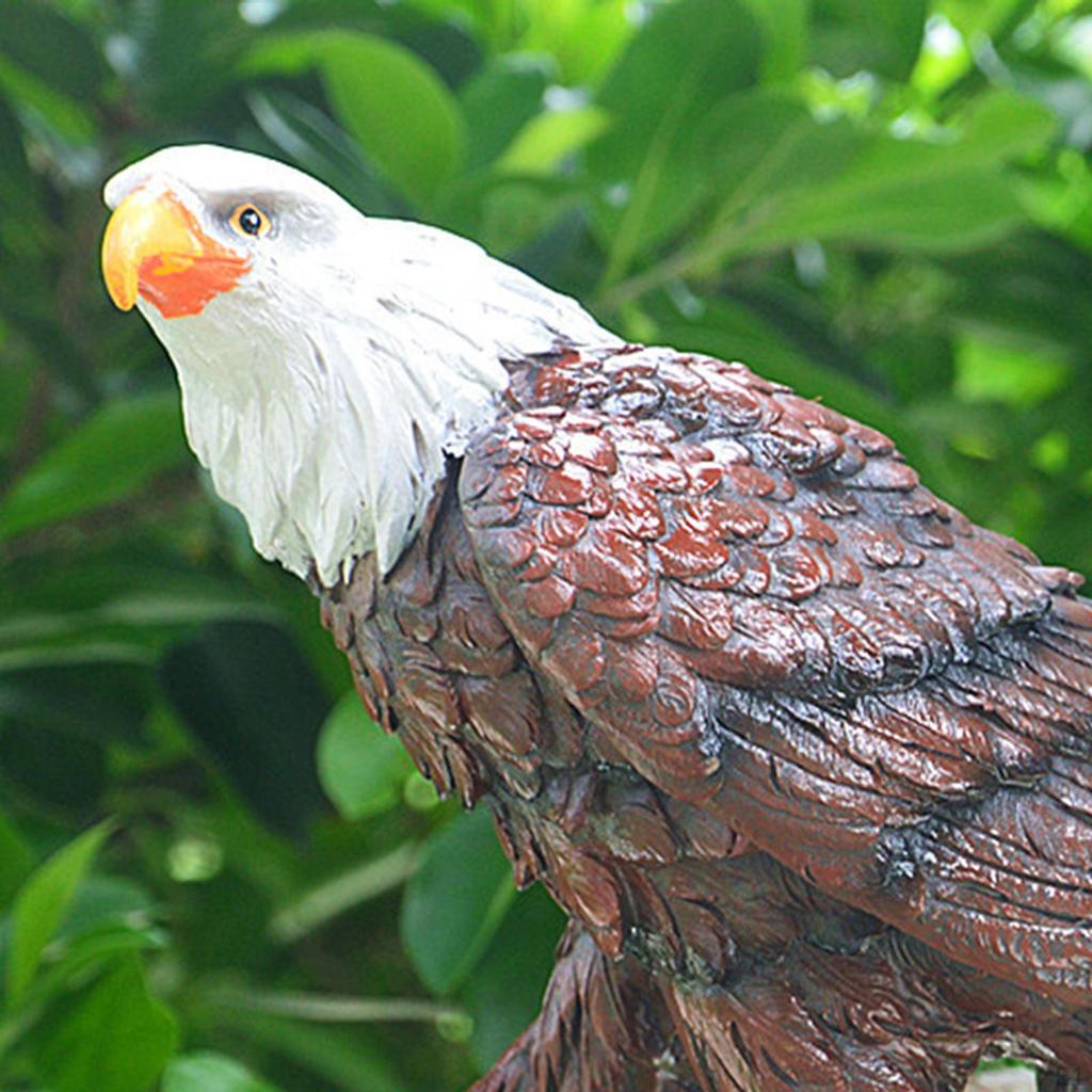 Resin Hanging Eagle Decorative Ornament And Yard