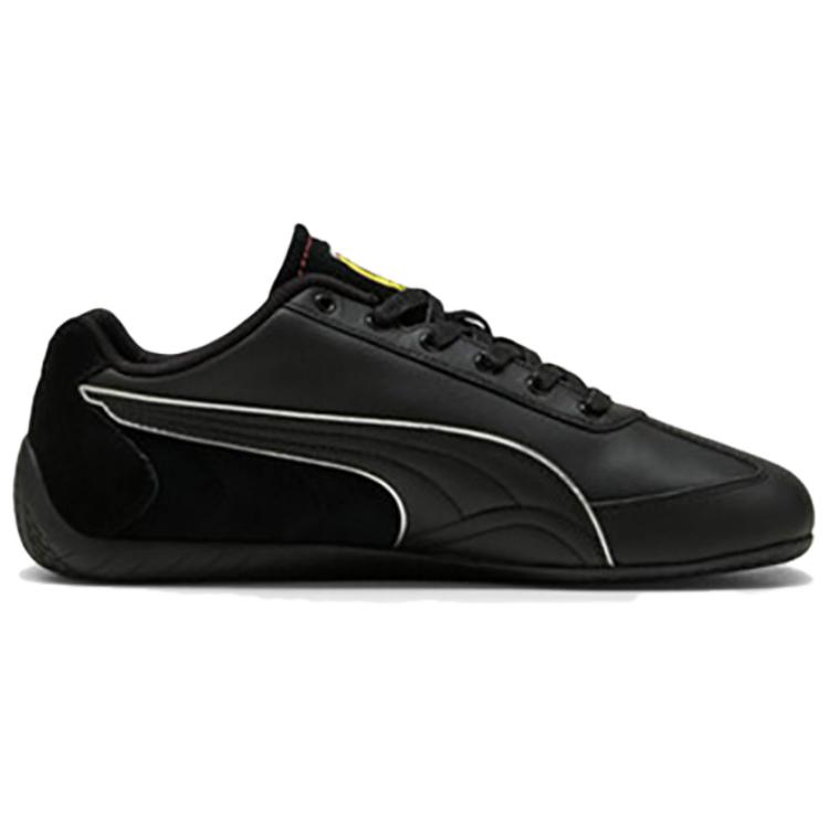 Nowe buty casualowe Ferrari x PUMA Speedcat odporne na ścieranie, niskie, unisex, czarne 308905-01