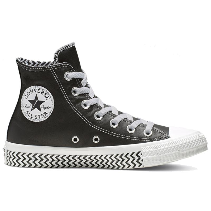 Converse Chuck Taylor All Star Comfortable Casual High-Top Espadrilles Women's Black & White