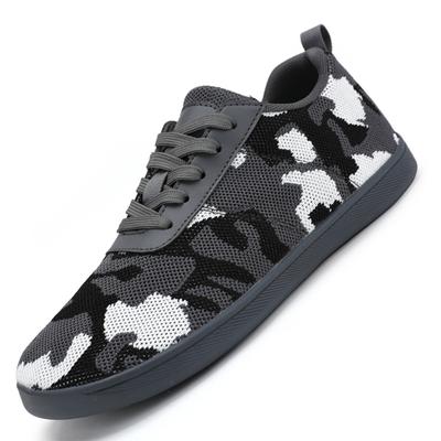 Unisex Wide Toe Box Shoes Breathable Mesh Walking Flats Lightweight Soft Sole Casual Sneakers for Running Fitness