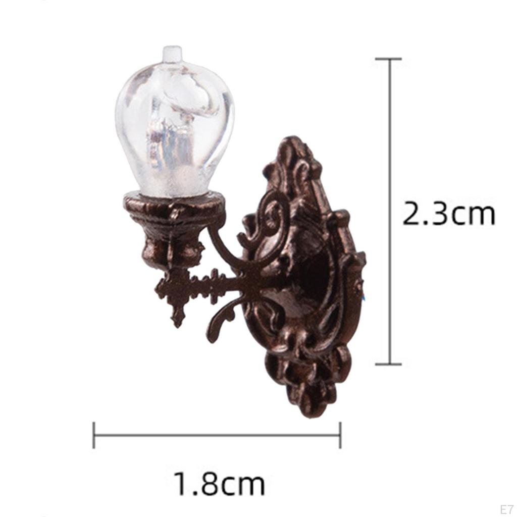 1/87 Scale 5 Pack of Microstellroom Ornament Lamp Table Micro Landscape Railway Scenes Decor