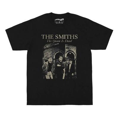 The Smiths The Queen Is Dead Vintage Album Graphic T-Shirt 90s Indie Rock Oversized Black Unisex Streetwear T-shirt