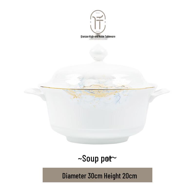 Handun Ceramic Glaze Soup Pot