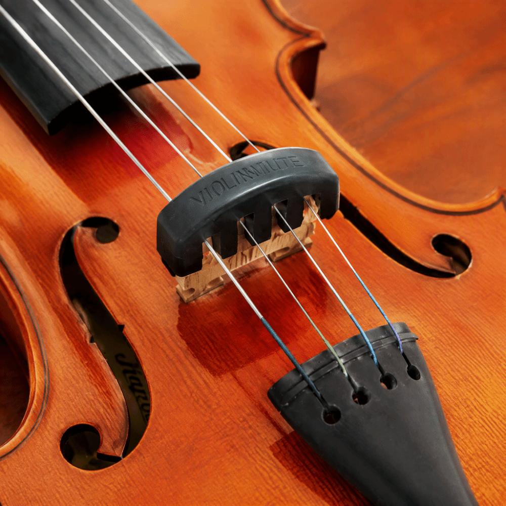 4PCS Black Color Violin Practice Mute Rubber Material Round Tourte Mute For Violin Practice