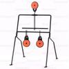 Metal Soft Bullet Wind Chime: Rotating Automatic Reset Target for IDPA/IPSC Outdoor Competitive Training