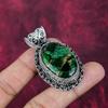 Grün Türkis Kupfer Handgefertigter Edelsteinschmuck, 925 massiv Sterlingsilber Anhänger Wunderschöner Schmuck, Für Thanksgiving