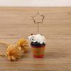 Japanese Coffee Sandwich Message Holder, Photo Holder, Office Desk Decoration Resin Ornament Note Holder, 6 Styles Gift School