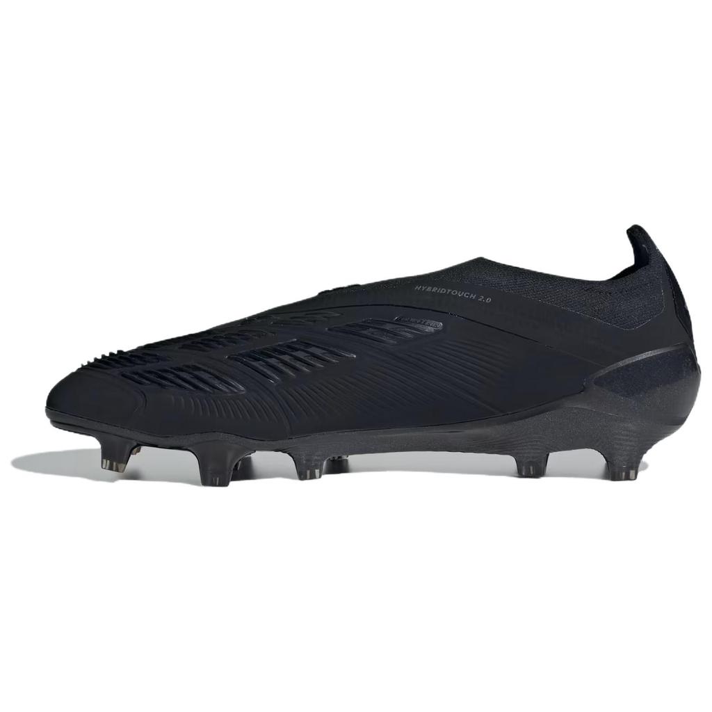 New Adidas Predator 24 Elite Laceless Fg 'Base Black Pack' IE1807