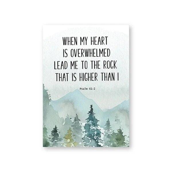 Christian zdjęcia ścienny Psalm 121 werset biblijny cytat na płótnie malarstwo pismo święte wydruki artystyczne prezent chrzest wiara plakat dekoracyjny