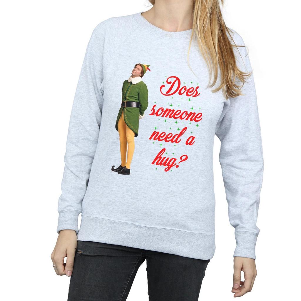 Elf Womens/Ladies Hug Buddy Sweatshirt
