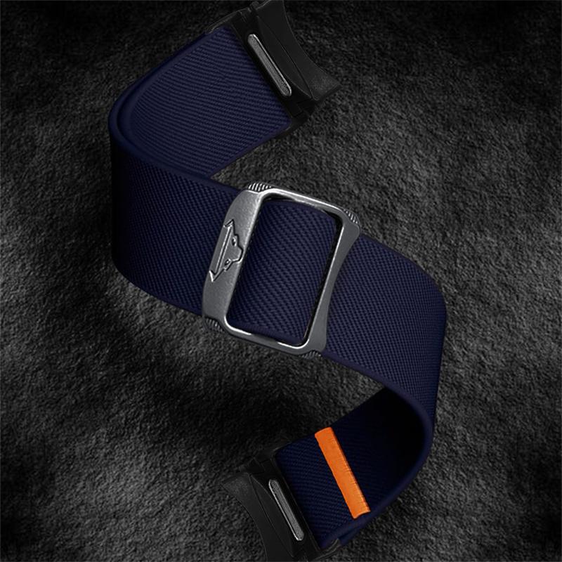 Band For Samsung Galaxy Watch 7 FE 5 Pro 4 6 Classic 44mm 40mm No Gaps Nylon Braided Sport Bracelet Correa Galaxy Watch 7 Strap