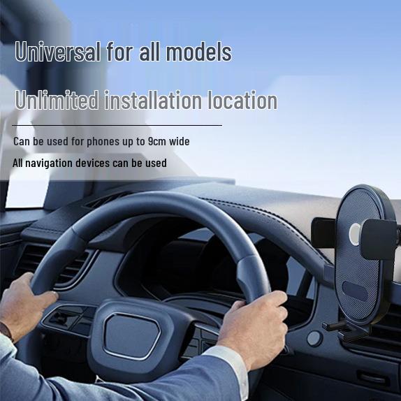 Universal Car Phone Mount with Suction Cup Gravity Extended Adjustable Version