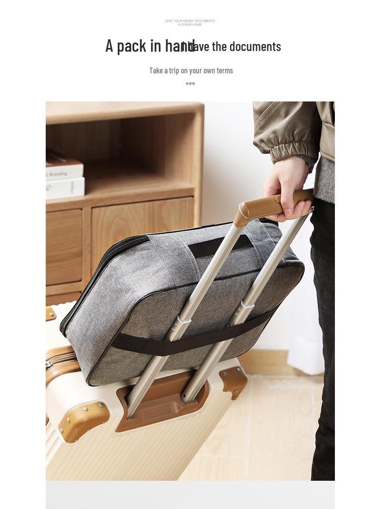 Multifunctional Large-Capacity ID & Document Storage Bag for Credit Cards and Driver's Licenses; Cross-Border Shipping Available.