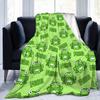 Cartoon Cute Frog Print Blanket Soft Flannel Blanket Bedspread Blanket Source
