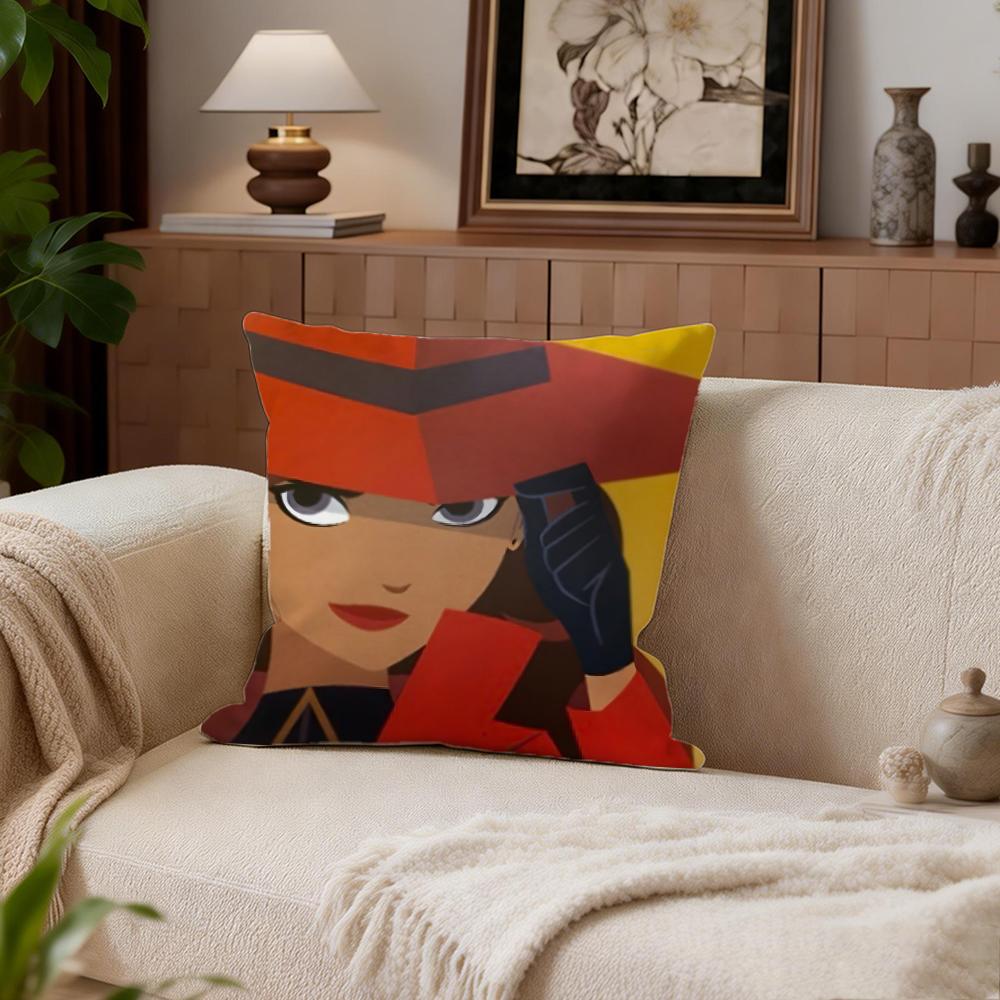 

Detective Carmen Sandiego Cushion Cover Cushion Cover Set 4Pcs 50x50 45x45 40x40 Pillowcase Decorative Sofa Home Decor 30X30cm