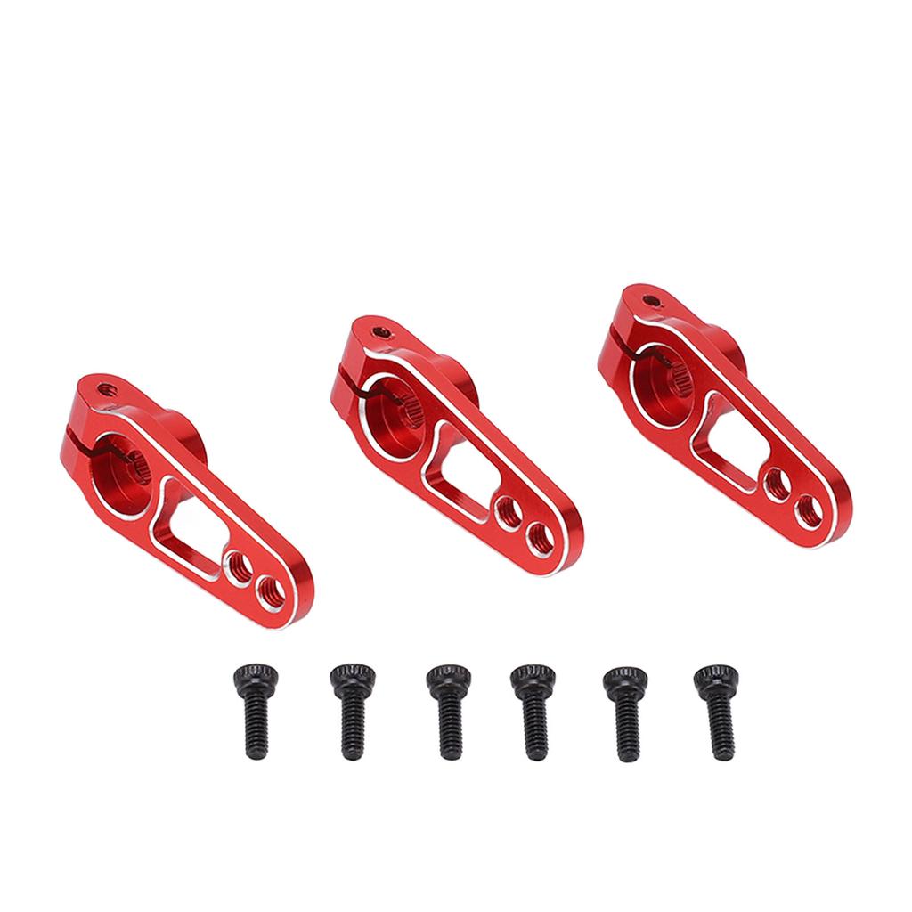 3pcsCelsiusset 25T Steering Servo Arms for 1Celsius10 Remote Control Car Aluminum Alloy Servo Arm
