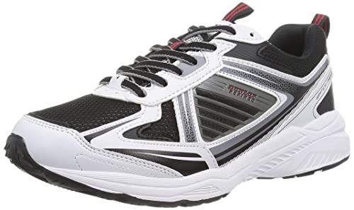 Dunlop Refined Men s Waterproof 4E Wide Walking/Jogging/Running Sneakers DM285 Black/White, Size 25.5cm