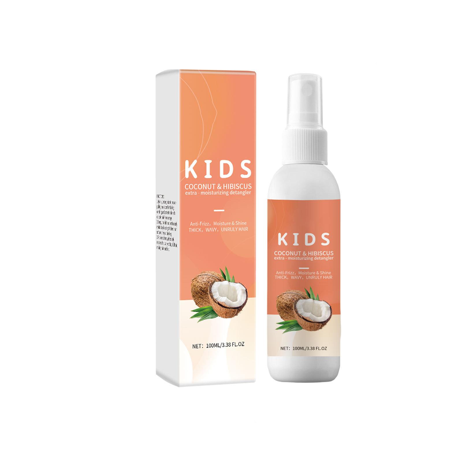 

Kids -tangling Hair Spray, Moisturizing, Smoothing, Shiny, Nourishing, And Gentle Hair Care Spray100ml