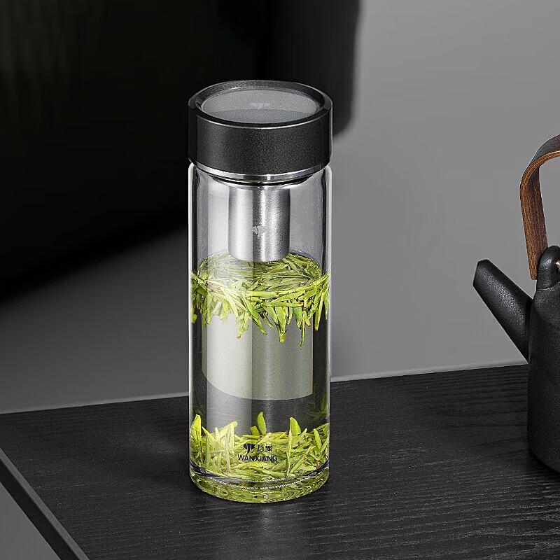 WANXIANG Portable Glass Tea & Water Bottle