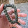 5 Pcs/pack Plastic Climbing Carabiner D-Ring Key Chain Clip Hook Camping Buckle Snap