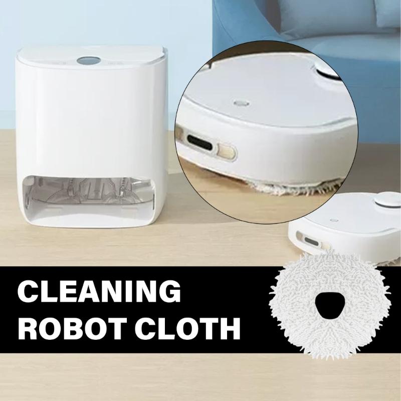 2/4/6/10Pcs Microfiber Mop Cloths for J1/J2 Robot Vacuum Cleaner Mop Pad Washable Wipes Replacement Accessories