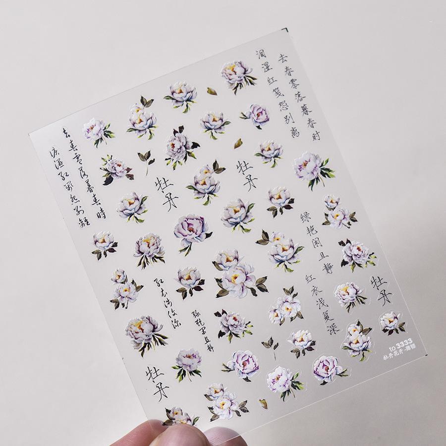 1pcs 5D Bronzing Star Moon Nail Art Stickers Luxury Gold Silver Adhesive Slider Press on Nail Decoration Decals Accessories DIY