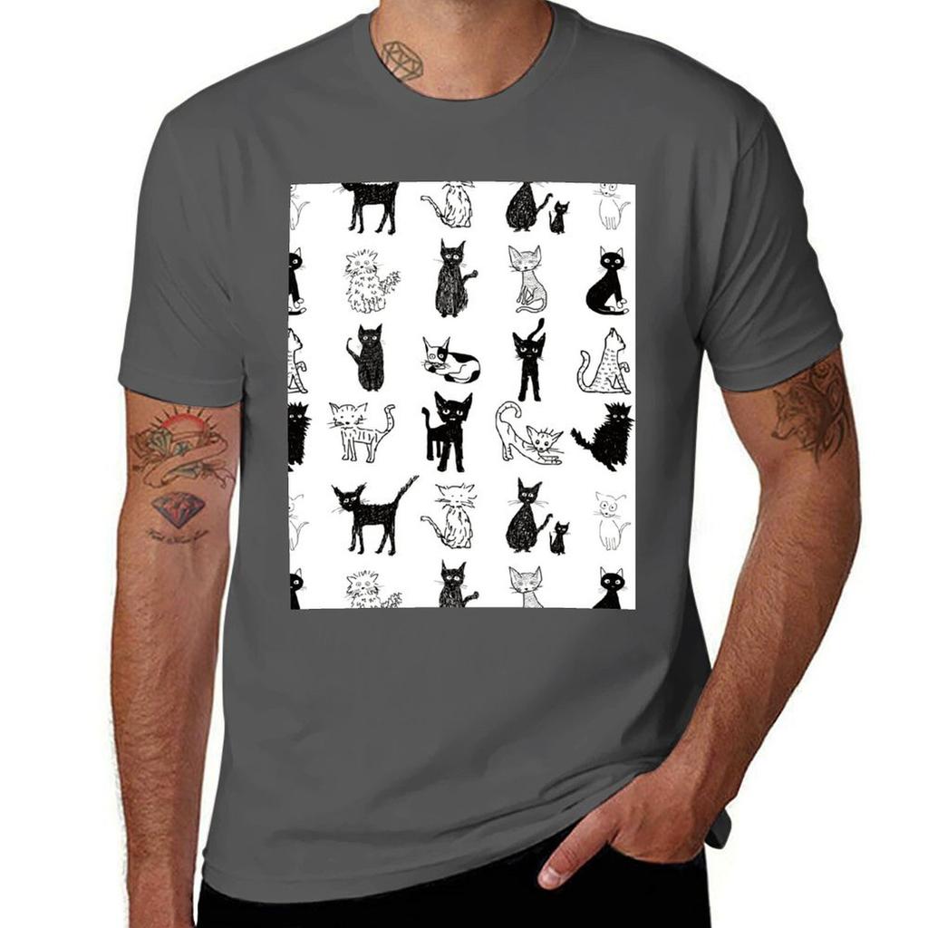 Cats Cats Cats Tshirt Summer Fashion Casual Tee Shirt Tshirt