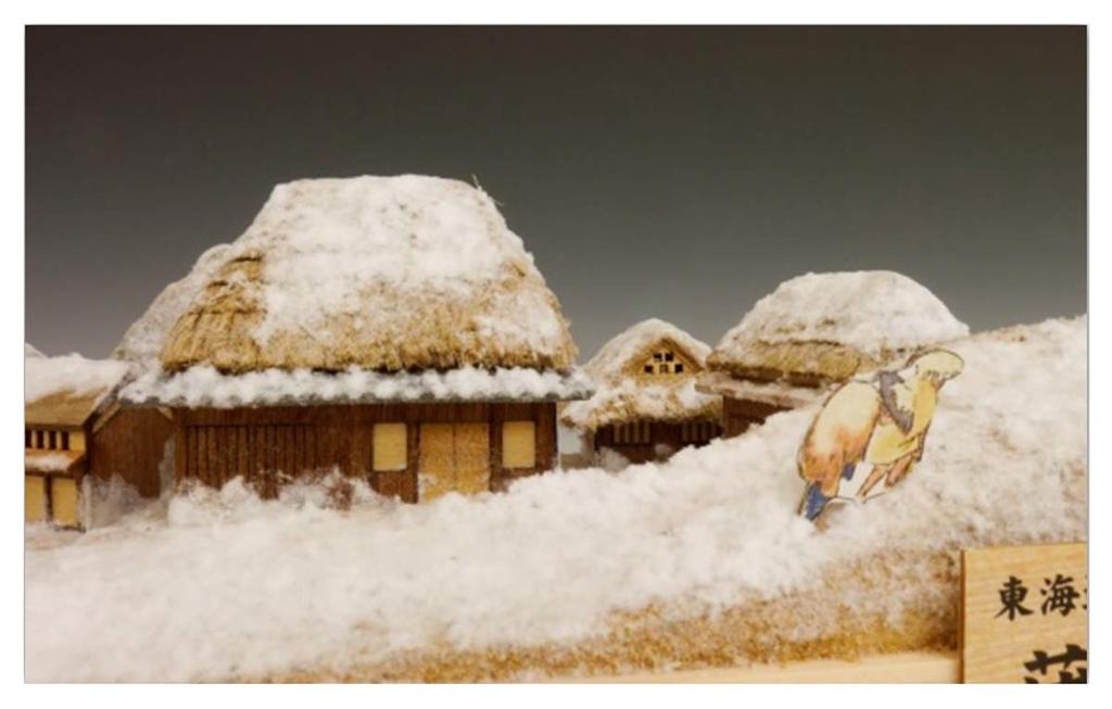 Woody Joe Stations of the Tokaido Wooden Assembly Kit Fifty-three Series Kambara-juku Model, Non-Scale