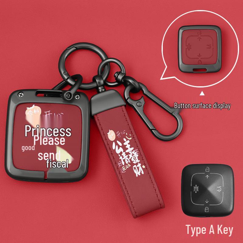 ZEEKR 001 Bluetooth Smart Key Case Shell with Card Holder