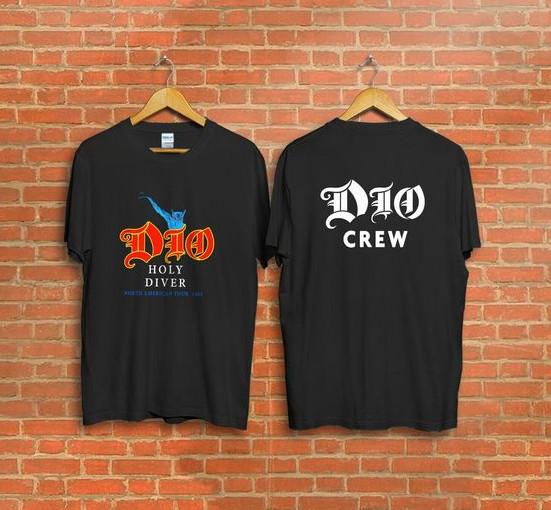 

Vintage Dio Holy Diver Tour Concert New T-Shirt Gildan T-Shirt 2 Sided Unisex T-Shirt XL