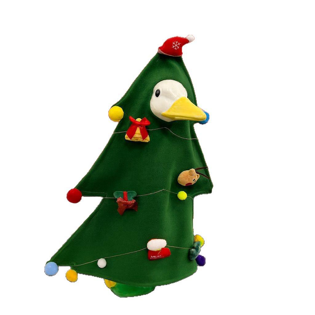 Porch Goose Christmas Tree Outfit - Funny Outdoor Yard Decoration