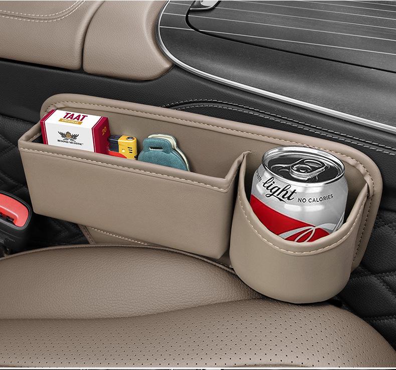 Autositz-Spaltorganizer mit Getränkehalter