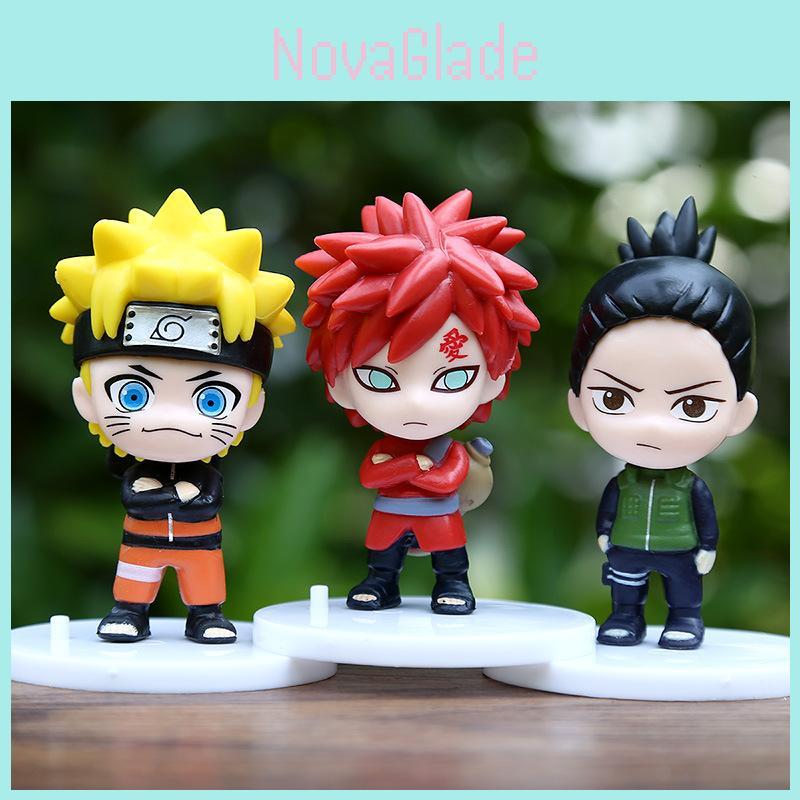 Naruto Pvc Action Figures Model Toy Set With Collectible Characters For Anime Fans