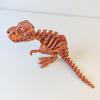 3D Printed Dinosaur Skeleton Figure Articulated Movable Fidget Toy Miniature Desktop Decoration Craft Model Gift For Kids