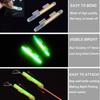 Fluorescent Tackle Clip On Fishing Rod Luminous Fishing Float Lightstick Glow Stick Light Sticks