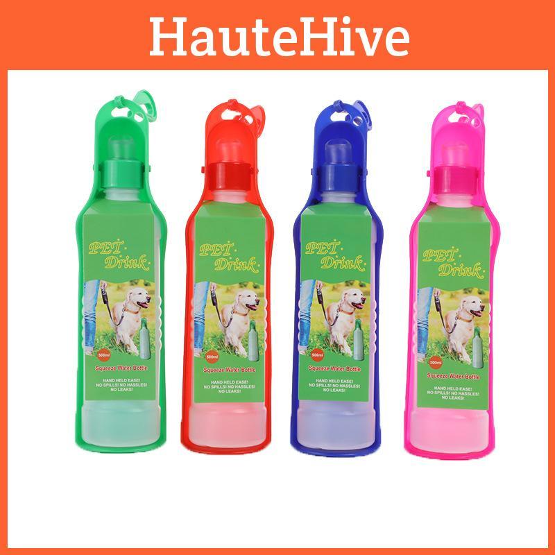 Strapazierfähige Kunststoff-Haustierwasserflasche Automatischer Hundewasserspender Für Outdoor-Aktivitäten Großhandel Haustierbedarf