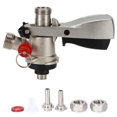 G5/8 S Typ Fassbier Fass Koppler Dispenser mit Druck Relief Ventil Hause Brauen System