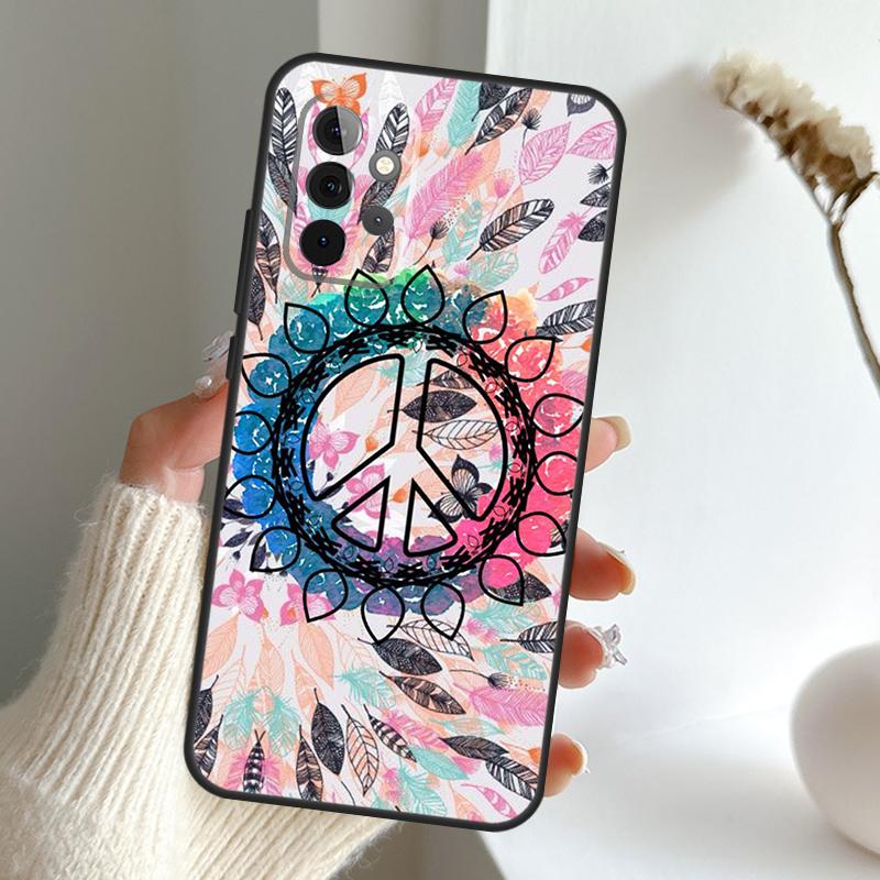 Hippy Hippie Psychedelic Art Peace Case For Samsung Galaxy A52 A32 A12 A16 A26 A36 A56 A15 A35 A55 A34 A54 A13 A33 A53 A17 A06